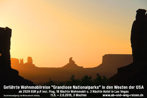Geführte Wohnmobilreise Grandiose Nationalparks